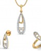 Aanshi Diamond Pendant Set