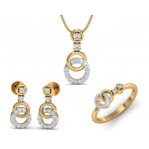 Anishi Diamond Pendant Set 