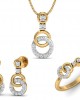 Anishi Diamond Pendant Set 