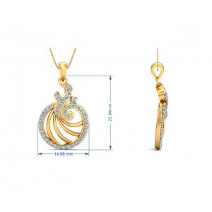 Aini Diamond Earring & Pendant Set