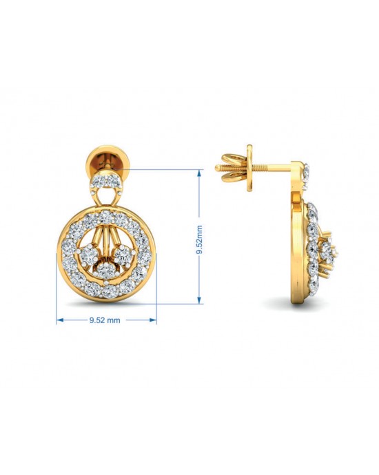 Dea Brilliant Cut Diamond Earring Pendant Set