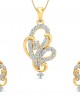 Gina Diamond Earrings & Pendant Set