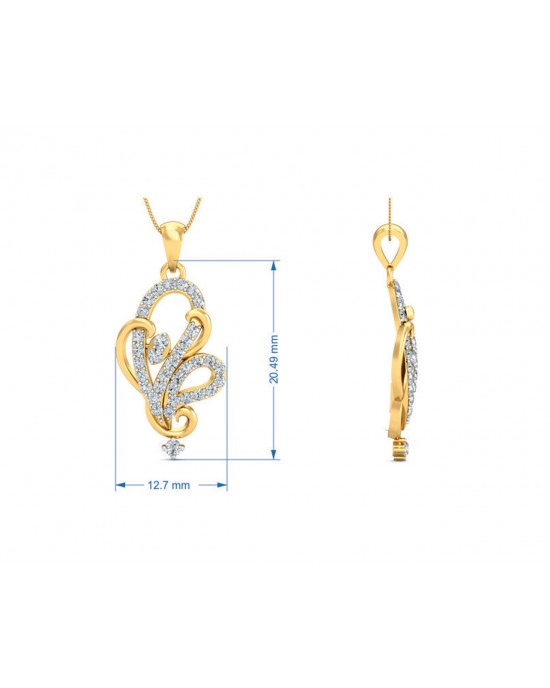 Gina Diamond Earrings & Pendant Set