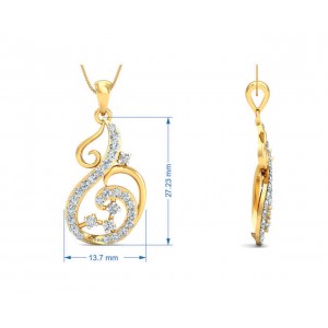 Dixa Diamond Earrings Pendant Set