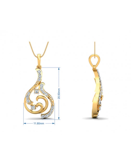 Dovi Diamond Pendant Set