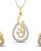 Lani Diamond Earrings Pendant set