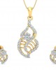 Sophia Diamond Gold Pendant Set