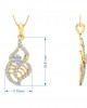 Sophia Diamond Gold Pendant Set