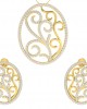 Celeste Diamond Pendant & Earring Set
