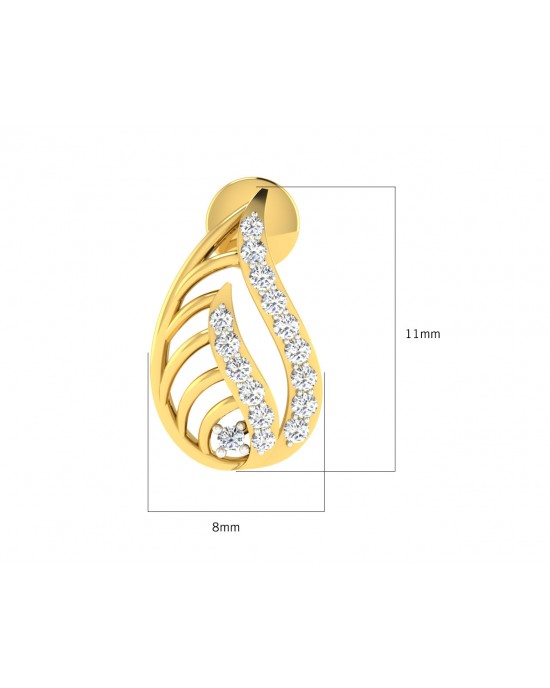 Leza Diamond Pendant & Earrings Set