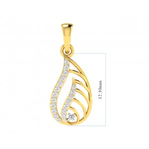 Leza Diamond Pendant & Earrings Set