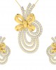 Hali Diamond Earrings & Pendant Set