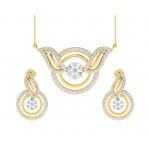 Jena Diamond Pendant & Earring Set