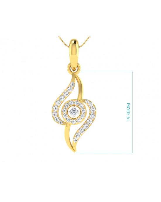 Jia Diamond Earrings & Pendant set