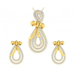 Iriana Diamond Earrings & Pendant Set