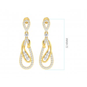 Rene Diamond Pendant & Earrings Set