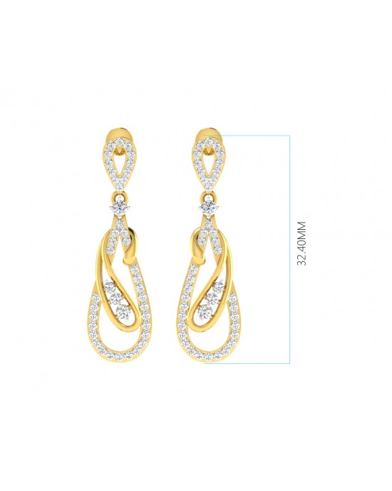 Rene Diamond Pendant & Earrings Set