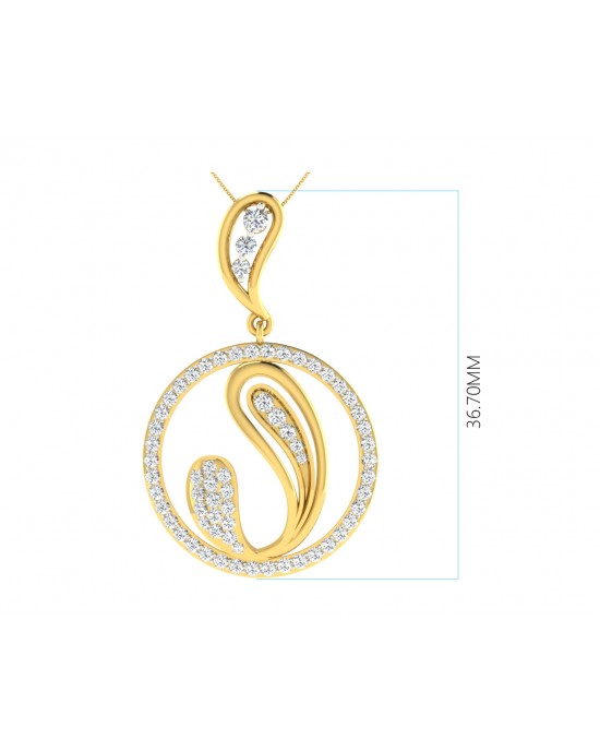 Rainie Diamond Earrings & Pendant Set