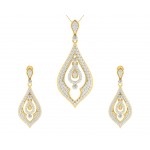 Nomi Brilliant Diamond Pendant & Earrings Set