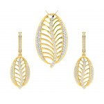 Perry Diamond  Earrings & Pendant  set in Gold