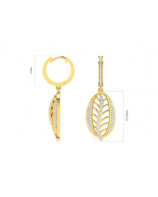 Perry Diamond  Earrings & Pendant  set in Gold