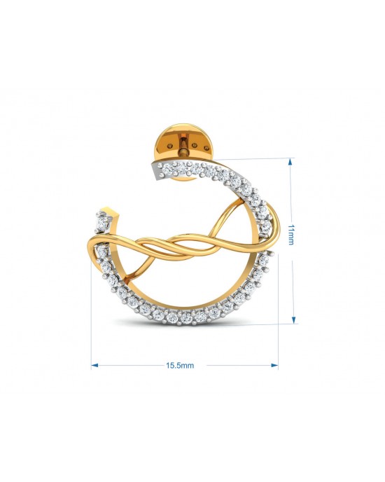 Tanya Diamond Pendant set in Gold