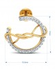 Tanya Diamond Pendant set in Gold