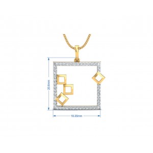 Sabina Gold & Diamond Pendant Set