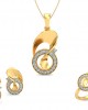 Olivia Diamond Pendant set in 14k Hallmarked Gold