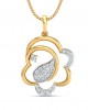 Reya Diamond Pendant, earring ring set In gold