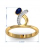 Rami Blue Sapphire & Diamond Pendant, Ring & Earring set in Gold