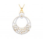 Vikki Diamond Pendant & Earrings set in gold