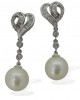 Pearl & Diamonds Pendant Set