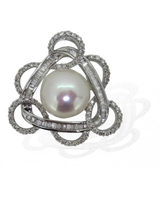 Pearl Diamond  Pendant