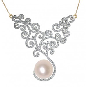 Pearl & Diamond Designer Pendant