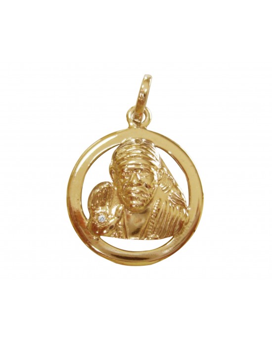 Sai Baba Pendant in Gold