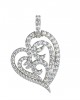 Simply Endearing Diamond Heart Pendant