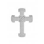 Sparkling Cross pendant with diamonds