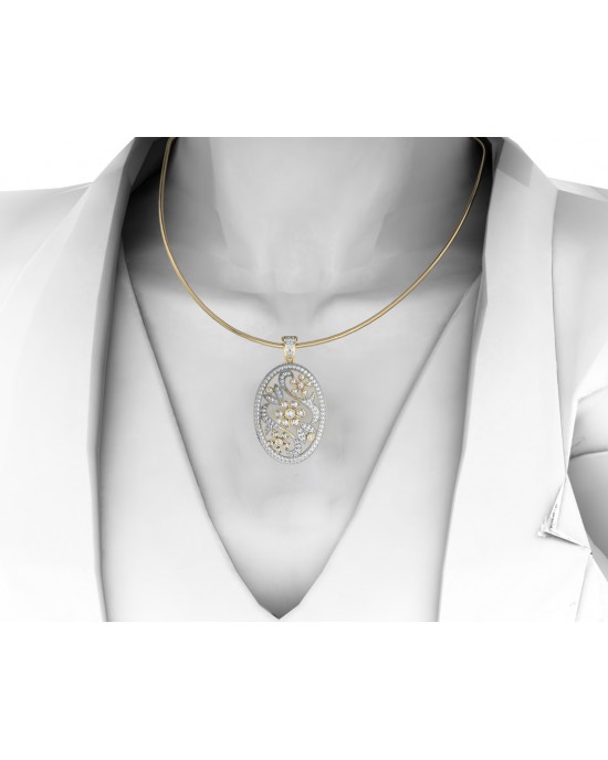 Stylish diamond Pendant