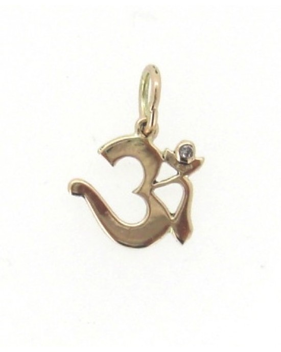 Gold Om Pendant