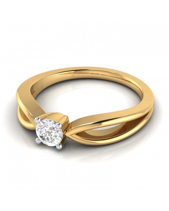 Leia diamond ring in 14k  Gold