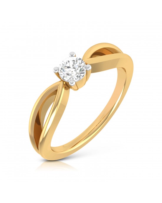 Leia diamond ring in 14k  Gold