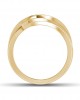 Edana Wide Diamond Band In 14k gold