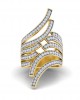 Edana Wide Diamond Band In 14k gold