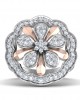 Fara Diamond Floral cocktail ring in 18k gold