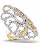 Unika Diamond Cocktail Ring in gold