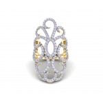 Unika Diamond Cocktail Ring in gold