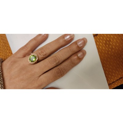 Peridot Ring in Gold