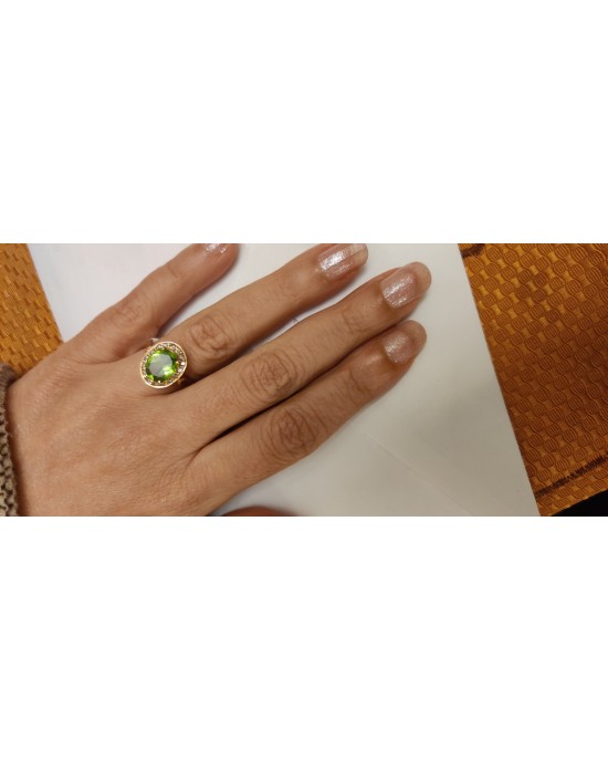 Peridot Ring in Gold