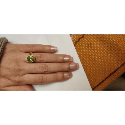Peridot Ring in Gold
